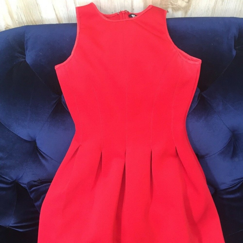 Buffalo David Bitton Red Spandex Dress Size Small.